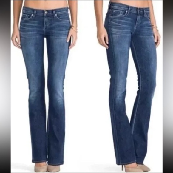 Citizens Of Humanity Blue Boot Cut Jeans - Picture 1 of 13